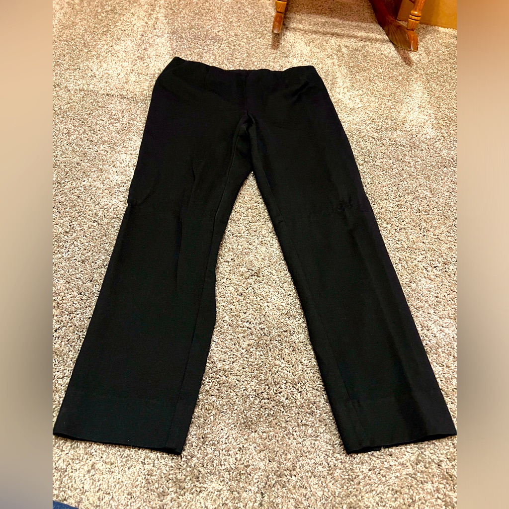 J Jill; Ponte Slim Leg Pants; Black; Sz M
